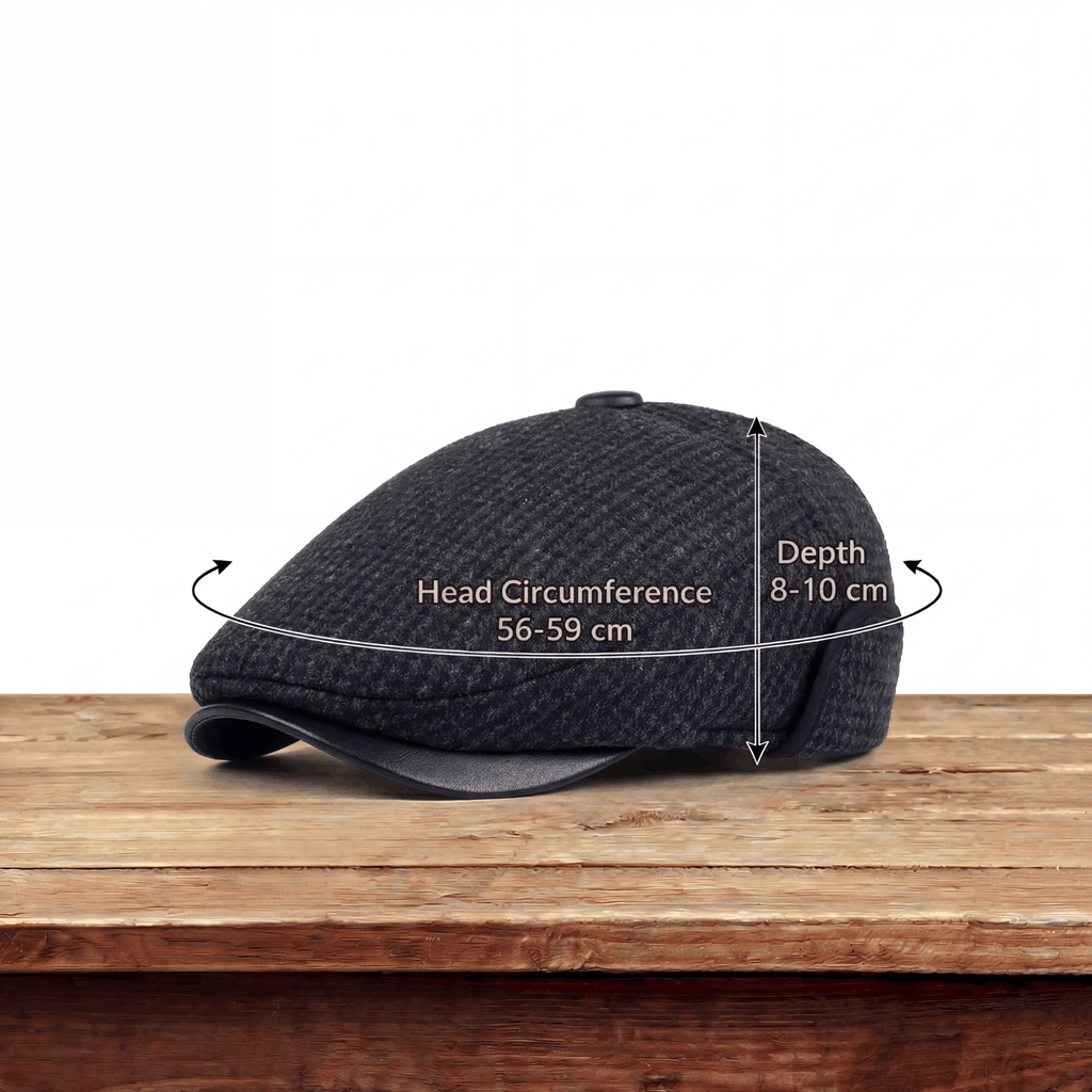 Wool Ear Flap Cap