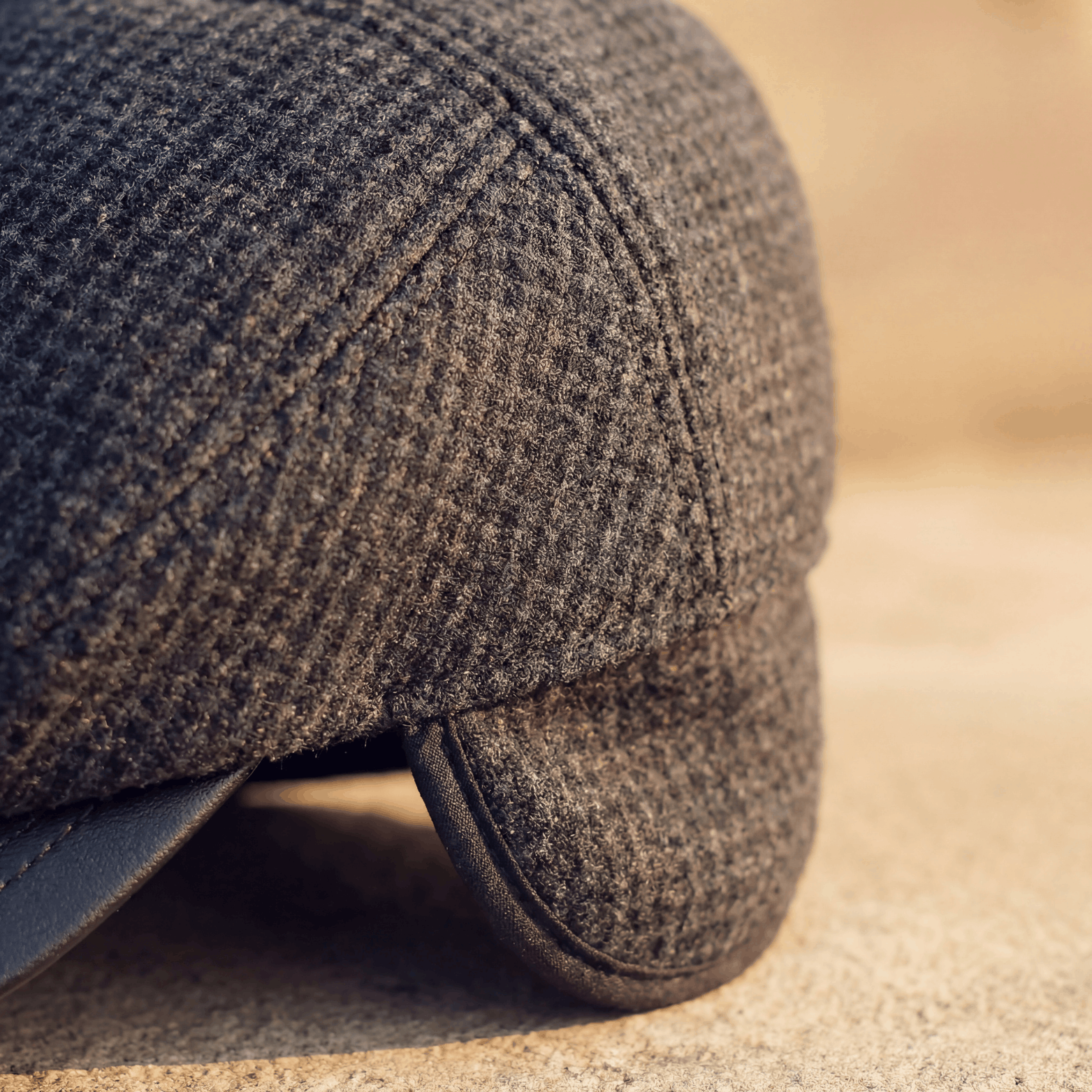 Wool Ear Flap Cap