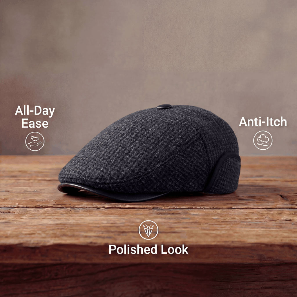 Wool Ear Flap Cap