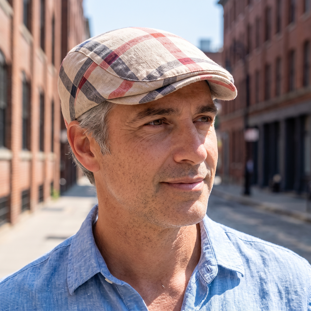 Vintage Check Cap