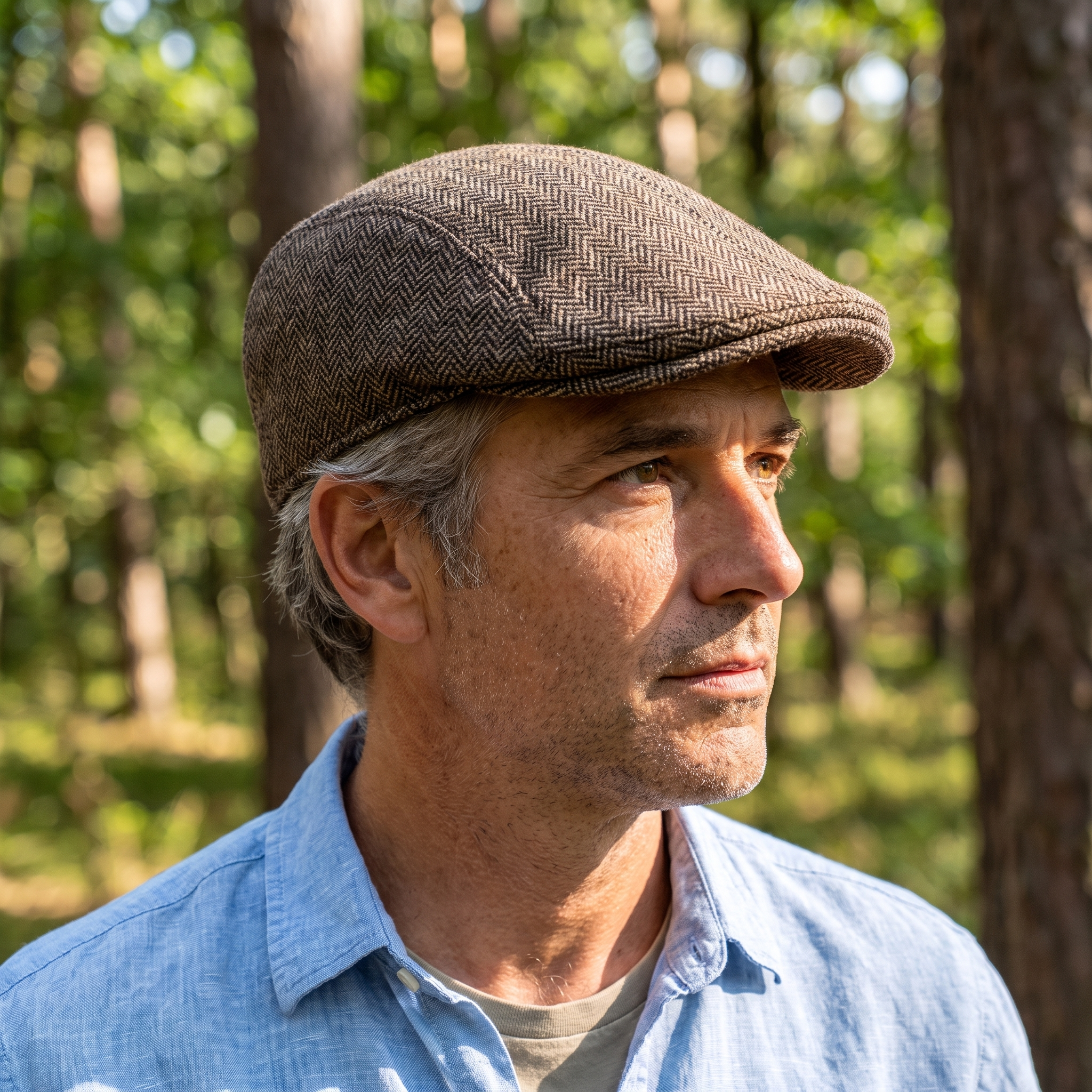 Herringbone Bush Cap