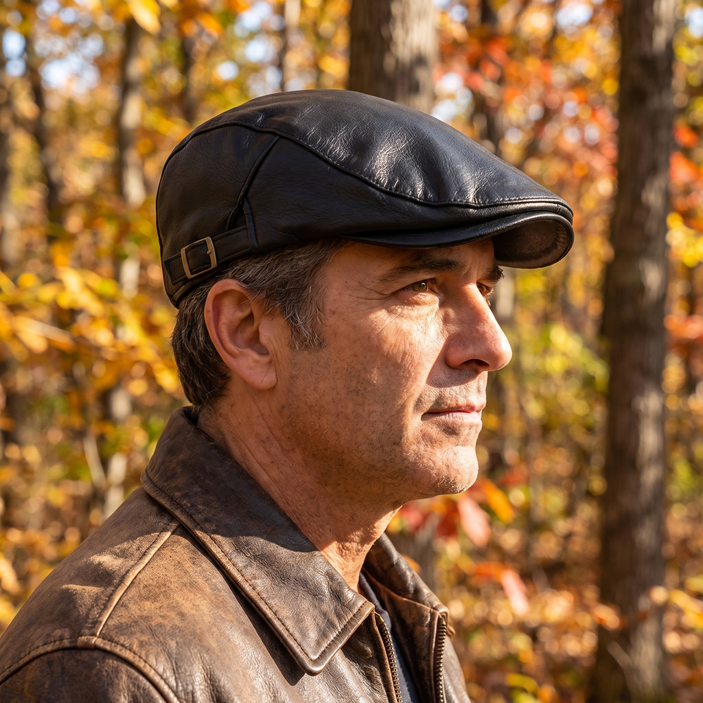 Heritage Leather Cap