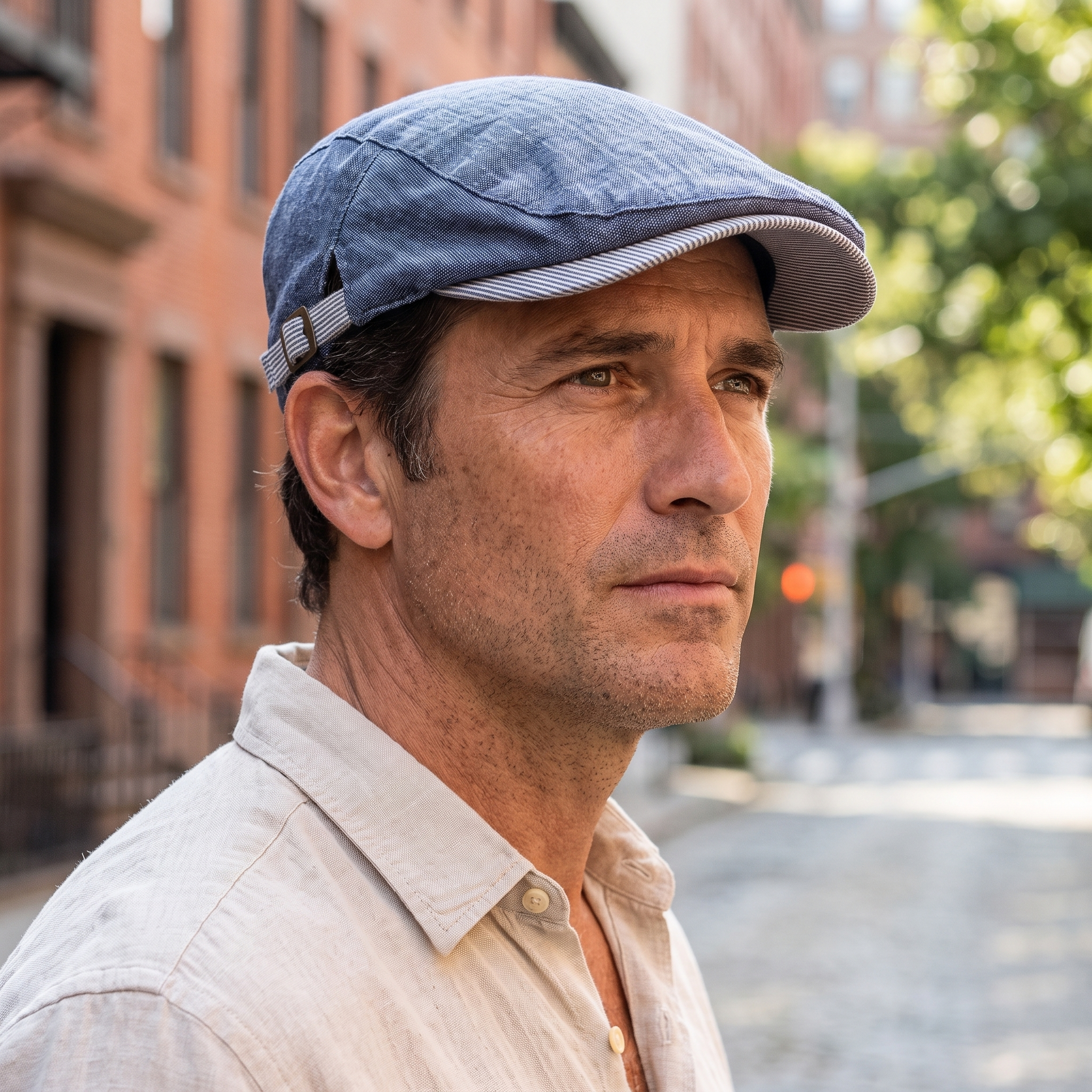 Coastal Linen Cap